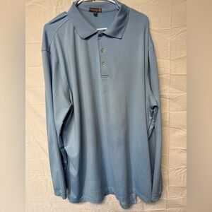 Peter Millar Summer Comfort Polo long sleeve moisture wicking XLT UPF 50+